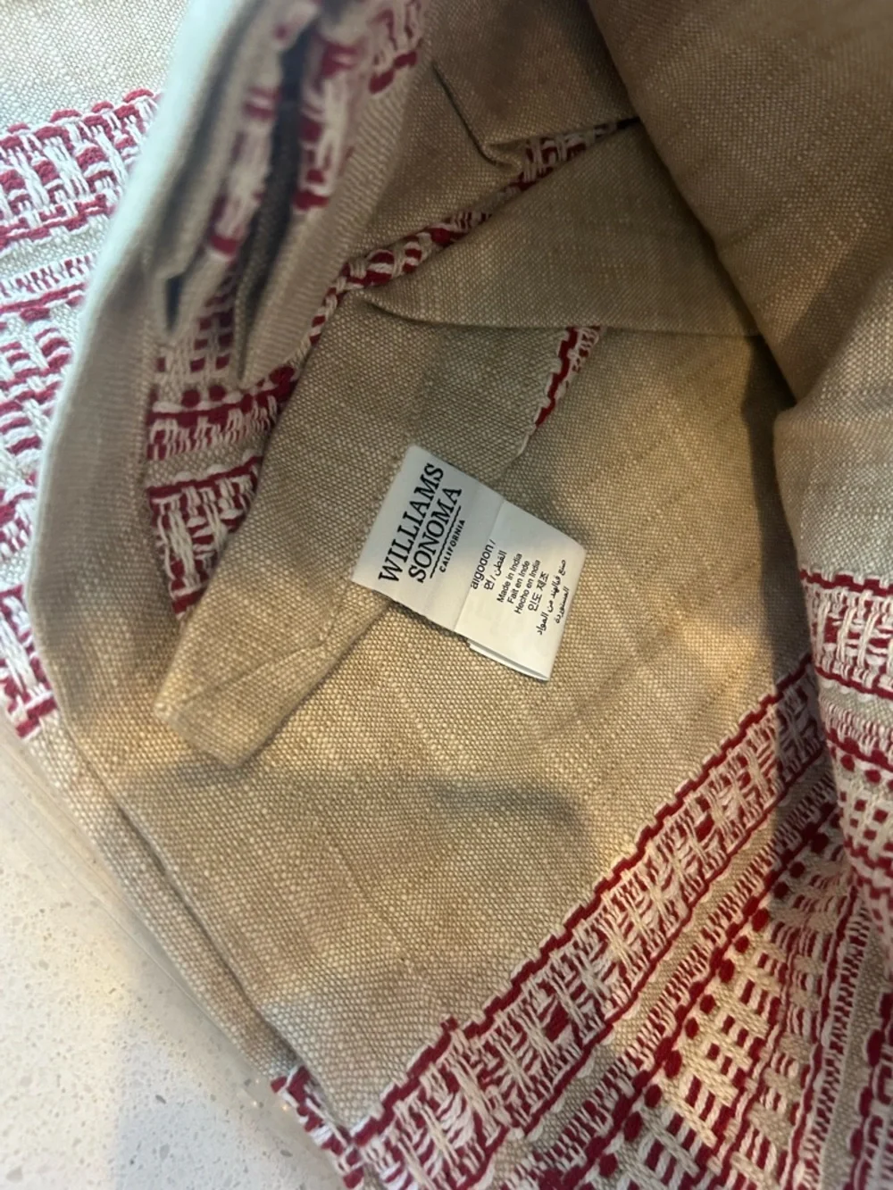 Williams & Sonoma France Stripe Table Runner